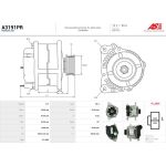 A3191PR AS-PL Lichtmaschine (Generator) A3191PR A3191PR AS-PL Lichtmaschine (Generator) A3191PR