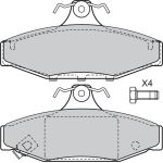 Valeo Bremsbelagsatz 598854