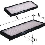 FILTRON Filter, Innenraumluft K 1304-2x FILTRON Filter, Innenraumluft K 1304-2x
