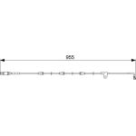 Bosch Bremsbelagverschleißsensor 1987473028 Bosch Bremsbelagverschleißsensor 1987473028