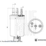 Kraftstofffilter Ford 1.8Tdci/2.0Tdci ADG02342 Kraftstofffilter Ford 1.8Tdci/2.0Tdci ADG02342