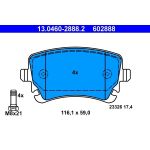 Bremsbelagsatz Audi T. A4/A6 03-11 13.0460-2888.2 Bremsbelagsatz Audi T. A4/A6 03-11 13.0460-2888.2
