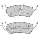 Valeo Bremsbelagsatz 598755 Valeo Bremsbelagsatz 598755