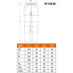 Denim-Arbeitshose, Schwarz, Größe Xxl 81-236-XXL Denim-Arbeitshose, Schwarz, Größe Xxl 81-236-XXL