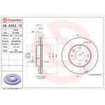 Brembo Bremsscheibe Vorderachse 09.A352.10 Brembo Bremsscheibe Vorderachse 09.A352.10