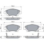Bremsbelag 0 986 494 896 Bremsbelag 0 986 494 896