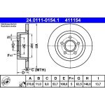 Bremsscheibe 24.0111-0154.1