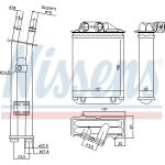 Nissens Heizungskühler PKW 71459 Nissens Heizungskühler PKW 71459