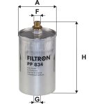 FILTRON Kraftstofffilter PP 834 FILTRON Kraftstofffilter PP 834