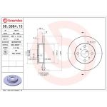 Brembo Bremsscheibe 08.5864.10 Brembo Bremsscheibe 08.5864.10