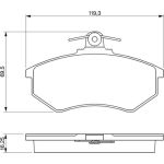 0 986 466 698 Bosch Bremsbelagsatz 0 986 466 698 0 986 466 698 Bosch Bremsbelagsatz 0 986 466 698