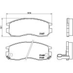 BREMBO Bremsklötze VA P 54 014 BREMBO Bremsklötze VA P 54 014