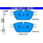Bremsbelagsatz Audi S. A8 09-/Q5 12 13.0460-7281.2 Bremsbelagsatz Audi S. A8 09-/Q5 12 13.0460-7281.2
