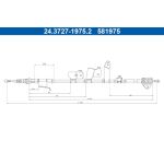 ATE Handbremsseil 24.3727-1975.2 ATE Handbremsseil 24.3727-1975.2