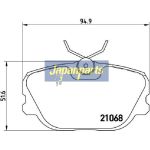 Japanparts Bremsbeläge PA-0415AF Japanparts Bremsbeläge PA-0415AF