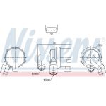 NISSENS Zusatzwasserpumpe 831073 NISSENS Zusatzwasserpumpe 831073