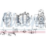 Nissens Klimakompressor PKW 890140 Nissens Klimakompressor PKW 890140