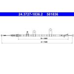 ATE Handbremsseil 24.3727-1836.2 ATE Handbremsseil 24.3727-1836.2