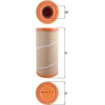 LX 1142 MAHLE Luftfilter LX 1142, Filtereinsatz, Höhe 350 mm – u. a. für IVECO Daily IV Pritsche/Fahrgestell, IV Kasten, III – OE Nummer 0000008041642 - l LX 1142 MAHLE Luftfilter LX 1142, Filtereinsatz, Höhe 350 mm – u. a. für IVECO Daily IV Pritsche/Fahrgestell, IV Kasten, III – OE Nummer 0000008041642 - l