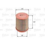 Valeo Luftfilter 585726 Valeo Luftfilter 585726