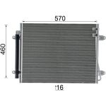 Kondensator, Klimaanlage AC 734 000P Kondensator, Klimaanlage AC 734 000P