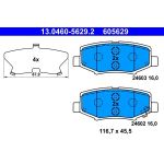 Bremsbelagsatz Jeep T. Wrangler/Cherokee 07 13.0460-5629.2 Bremsbelagsatz Jeep T. Wrangler/Cherokee 07 13.0460-5629.2