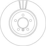 Bremsscheibe Bmw T. 3/4 11-Gelocht DF6607S Bremsscheibe Bmw T. 3/4 11-Gelocht DF6607S