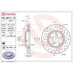 Bremsscheibe VA Xtra 09.A914.1X Bremsscheibe VA Xtra 09.A914.1X