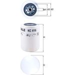 MAHLE Kraftstofffilter KC 416 MAHLE Kraftstofffilter KC 416