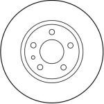 TRW Bremsscheibe DF2764 TRW Bremsscheibe DF2764