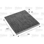 715701 Valeo Innenraumfilter 715701 715701 Valeo Innenraumfilter 715701