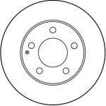 Bremsscheibe Mazda S. 626 91 DF2704 Bremsscheibe Mazda S. 626 91 DF2704