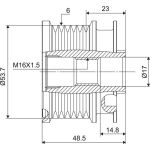 Valeo Freilauf 588132 Valeo Freilauf 588132