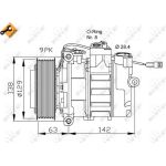 32413 NRF Kompressor 32413 32413 NRF Kompressor 32413