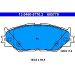 Bremsbelagsatz Lexus P. Is 2,2-2,5 05 13.0460-5770.2 Bremsbelagsatz Lexus P. Is 2,2-2,5 05 13.0460-5770.2
