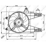 Lüfter Motorkühlung 47038 Lüfter Motorkühlung 47038
