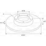 Valeo Bremsscheibe 197534