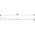 Bosch Bremsbelagverschleißsensor 1987473572