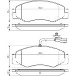 Bosch Bremsbelagsatz 0 986 494 499 Bosch Bremsbelagsatz 0 986 494 499