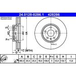 ATE Bremsscheibe Ford Vorderachse Mondeo 1.5-2.0 TDCi 14 24.0128-0286.1 ATE Bremsscheibe Ford Vorderachse Mondeo 1.5-2.0 TDCi 14 24.0128-0286.1