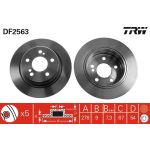 TRW Bremsscheibe DF2563 TRW Bremsscheibe DF2563