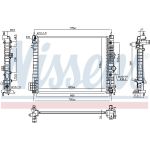 Wasserkühler PKW 606660 Wasserkühler PKW 606660