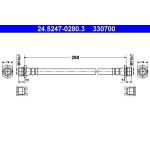 ATE Bremsschlauch 24.5247-0280.3 ATE Bremsschlauch 24.5247-0280.3