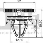 FA1 Befestigungsclip Zier-/Schutzleiste 21-40015.10 FA1 Befestigungsclip Zier-/Schutzleiste 21-40015.10