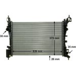 MAHLE Kühler, Motorkühlung CR 1121 000P MAHLE Kühler, Motorkühlung CR 1121 000P