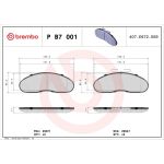P B7 001 Brembo Prime Bremsbelagsatz Vorderachse – P B7 001 – 167 x 62 x 17 mm – Bremssystem Bendix – OE Nummer 5000295329 P B7 001 Brembo Prime Bremsbelagsatz Vorderachse – P B7 001 – 167 x 62 x 17 mm – Bremssystem Bendix – OE Nummer 5000295329