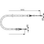 Handbremsseil 1987482323 Handbremsseil 1987482323