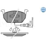 MEYLE Bremsbelagsatz VW Golf Vii/Leon 13-/Octavia 14 252203517 MEYLE Bremsbelagsatz VW Golf Vii/Leon 13-/Octavia 14 252203517