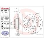 Bremsscheibe VA Xtra 09.A259.1X Bremsscheibe VA Xtra 09.A259.1X
