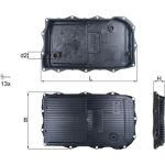 MAHLE Ölwanne, Automatikgetriebe HX 184KIT MAHLE Ölwanne, Automatikgetriebe HX 184KIT